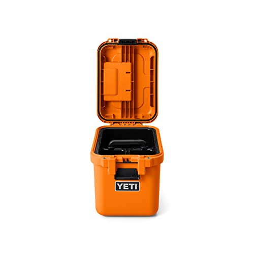 YETI LoadOut GoBox Collection, Divided Waterproof Cargo Case, Dry Box, Camera Case, Fishing Tackle Box - color: King Crab, size: GoBox 15