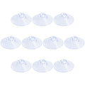 Pawfly 10 Pack Suction Cups 1.2 Inch, PVC Plastic Sucker Without Hooks for Home Kitchen Bathroom Organization Christmas Decoration Window