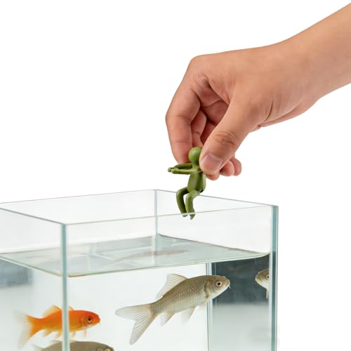 Aquarium Artificial Plastic Plants Decoration, Aquarium Decor Set, Goldfish Betta Fish Tank Decorations, 3 PCS Fish Tank Accessories, Artificial Aquarium Plants Holders, Tank Accessories Decor