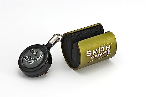 Smith Creek Rod Clip with Zinger - color: Green