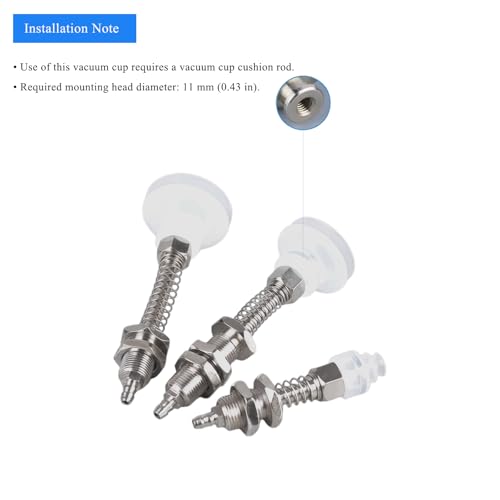 (10PCS)0.39 inch Vacuum Suction Cup 10mm DP10,Sucker pad,Nozzle,Pneumatic,for Manipulator Gripper,Industrial,Nipple,Small,Double and Single sp dp mini - color: dp, size: 10