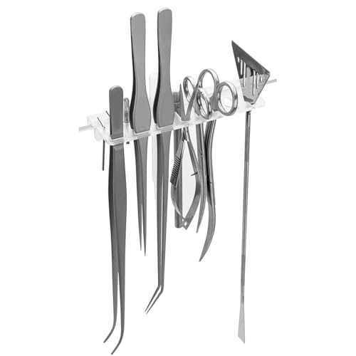Aquariums Plant Tool Holder for Scissors Tweezers Scraper Aquariums Landscaping Rack Storage Bracket for Fishtanks Plant Care Holder