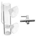Shrimp Hatchery Box with Transparent Tank and Suction Cup for Aquarium Fish Breeding and Juvenile Shrimp Protection 3.54X1.77X0.78In