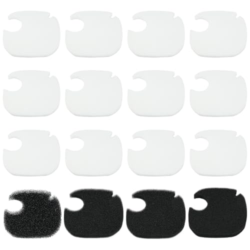 AQUANEAT 16 pcs Replacement Canister Filter Pads Compatible with AMOSIJOY/PONDFORSE 172/225/265GPH Aquarium Filter Media Generic Floss - size: 16 pcs