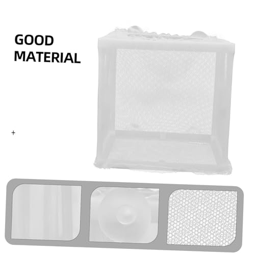Garneck 2pcs Fish Breeding Incubator Mesh Type Net for Fish Tank Hatchery Isolation Increases Juvenile Survival Rate Suitable for Aquariums