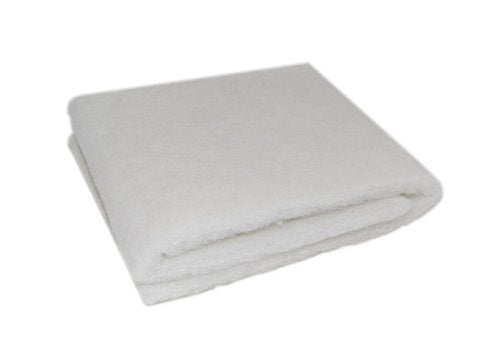 CNZ Fish Pond Filter Pad Media, White - size: Coarse 12"x48"x0.75" thick
