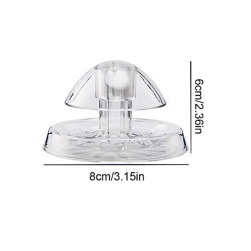 Leadigol 2Pcs Transparent Snail Catcher, Box with Fishing Line Plastic Clear Snail Catcher for Aquarium Fish Tank