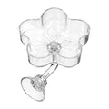Aquarium Shrimp Fish Feeding Dish, Small Fish Feeder Dishes Clear Feeder Dish Betta Fishes Accessories Food Tray Container with Suction Cup Shrimp Tank Accessories (Sakura Shaped)