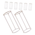 Holibanna 8pcs Humidifier Splash Guards Plastic Splash Guard for Rockery Fountain Adjustable Water-Resistant Mist Head Suitable for Home and Office Use