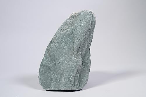 LANDEN River Slate Stone Natural Rocks(18lbs, 3~9 inches,13pcs) for Aquariums, paludariums, Terrariums, Reptile, and Amphibian Enclosures Decorative of Stream's Caves and Caverns - size: 15 River Slate Stone(3-9 inches,18lbs)
