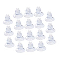 Toddmomy 18pcs Aquarium Airline Tube Holder Clips Rubber Suction Cups for Fish Tank Air Pump Accessories Aquarium Hose Fixed Isolation Clips