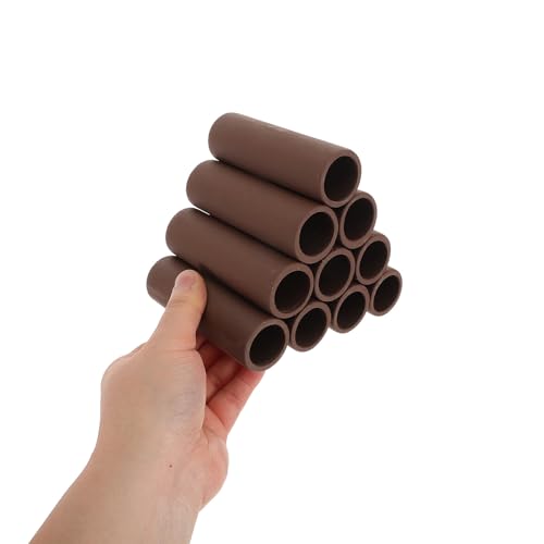 Healifty Shrimp Hideaway Pipe and Pottery Breeding Shelter Cave for Aquarium Fish Tank, Spawning Tube Hiding Habitat Ornament for Freshwater Shrimp Breeding and Stress Reduction