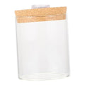 Ciieeo Cylinder High Borosilicate Glass Moss Plant Bottle Creative DIY Microlandscape Terrarium Holder for Indoor Decoration Mini Fish Tank - size: 9.50X6.20X6.20CM
