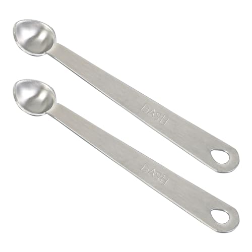 2PCS 1/8 Teaspoon(1/8tsp, Dash) Single Tiny Measuring Spoon, Small Individual Stainless Steel Measure Spoons Only - size: 1/8 Tsp | 0.625 mL | 0.625 cc | 0.02 oz