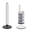 Tumbler Lid Organizer, up to 14 Lids Space-Saving Design Cup Lid Holder Detachable Slim Vertical Storage Rack Stand Free Cabinets and Countertops Organization