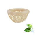 WishLotus Floating Betta Hideout, Aquarium Fish Cave 3D-Printed Shrimp Hide Multi-Functional Fish Tank Cave with 1 Betta Leaf Aquarium Hammock for Shrimp Small Pets (Beige, M)