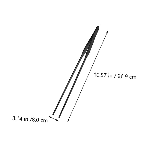 Happyyami 2pcs Aquarium Cleaning Tool Set Tweezers for Fish Tank Maintenance Includes Straight and Curved Design for Aquatic Plants and Landscaping Supplies