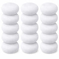 Blulu 15 Pcs Plastic Dish Scrubbers for Dishes Pot Round Nylon Pad, Mesh Scouring Non Scratch Pads (White) - color: White