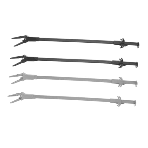 Abaodam 4pcs Extra Long Aquarium Tweezers Aquatic Planting Tool for Fish Tank Maintenance Efficient Cleaning Scaping for Aquatic Plants Debris Removal