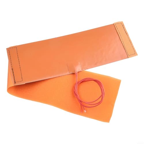 Minhe Flexible Silicone Heating Pad 12V 240W Bottle Heater Mat 10x30cm for Brewing Fermentation Reptile Cage Aquarium Camping