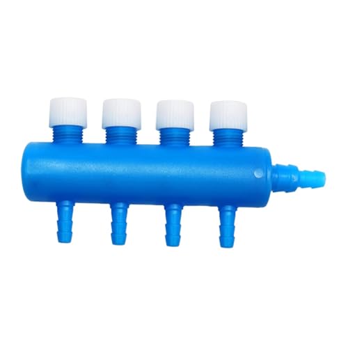 Aquarium Air Control Valve, Practical Air Pump Connector, Fish Tank Accessory, Multi-Port, 4 Way - size: 4 Way