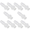 MEETOOT 10pcs Female Luer Lock 3/32" Polycarbonate Hose Barb Adapter for Laboratory Biochemical/Analytical Instruments, Food Machinery and Aquarium Equipment - size: 3/32Inch
