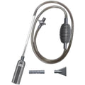 Fish Tank Vacuum Gravel Cleaner Flows Adjustable Fish Tank Siphon with Manual Pump & 3 Different Nozzles Quick & Conveneint Aquarium Water Changer for Home