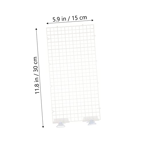 GALPADA Aquarium Isolation Panel Lattice Plate Betta Fish Tank Divider Board Suction Cup Spliced Lattice Aquarium Supplies Random Color