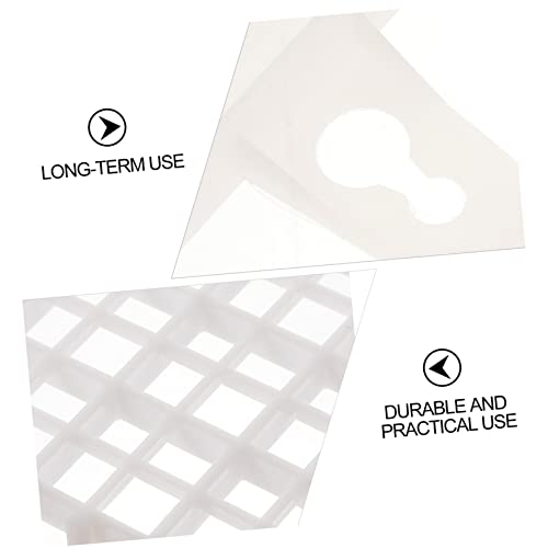 SUPVOX 1set Aquarium Grid Isolate Board Fish Tank Divider Cable Ties and Clips for Easy Installation for Breeding and Compartmentalizing Aquatic Habitats