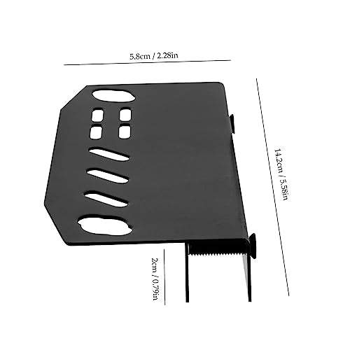 Kisangel Aquarium Tool Holder for Fish Tank Scissor Storage Rack Multiple Slots for Aquatic Plant Maintenance Lightweight and Organizer Easy Installation for Aquatic Tools