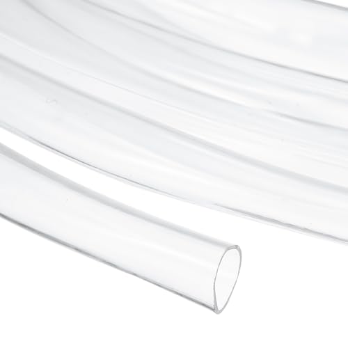 uxcell Clear PVC Tubing, 18mm ID x 20mm OD - 15ft PVC Tube Lightweight Vinyl Hose, Transparent Flexible Plastic Water Tubing for Air Oil Water Transfer Aquarium Irrigation - size: 18mm ID x 20mm OD