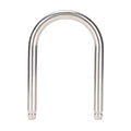 Zerodis Aquarium U Shape Tube, Fish Tanks Carbon Dioxide Air Bend Trachea Connecting Pipe Stainless Steel Tube CO2 Connector for Aquarium Fish Tanks Co2 Oxygen Tubing