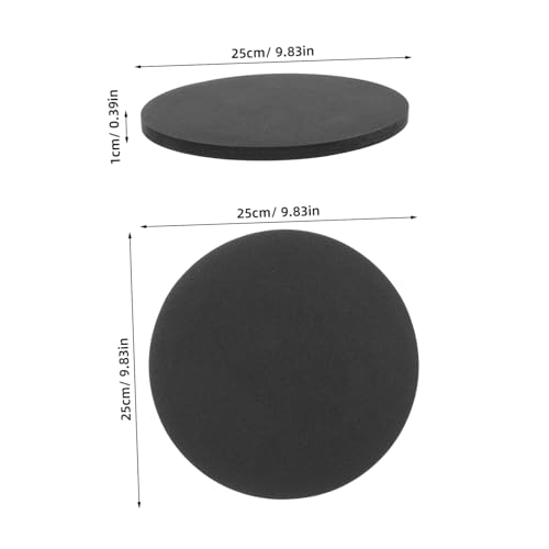 TOYANDONA Shockproof Fish Tank Mat Tank Waterproof Aquarium Cushion Pad Non-Skid Base for Reptile Terrariums and Household Use - size: 25.00X25.00X1.00CM