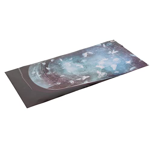 3D Aquarium Background PVC Fish Tank Decoration Sticker, Self Adhesive Backdrop with Realistic Pattern for Freshwater Saltwater Tanks (61 * 30CM) - size: 61*30CM