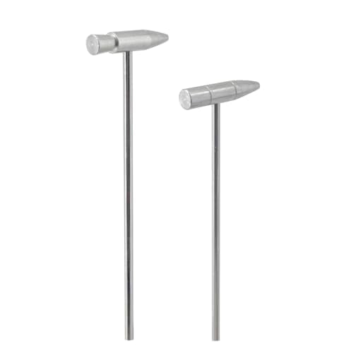Small Hammer for Tuning Kalimba Thumb Piano, Craft hammer Mallet for Small Projects, Jewelry, Watch Band, Handcraft, 2 Pcs - color: Little Hammer 5.1" & 6.3"