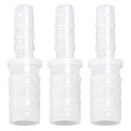 Plastic Hose Barb Reducer Pipe Fittings, 5/16" to 1/4" Hose ID Connectors Joint Splicer Mender Adapter Union Boat Water Air Aquarium O2 Fuel (Pack of 3) - size: 5/16"-1/4", style: 3