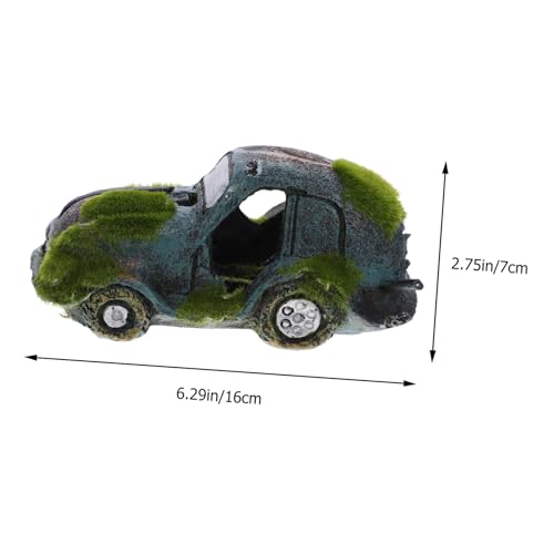 iplusmile Fish Tank Landscaping Car Decor Ornament Aquarium Landscaping Fish Landscape Accessories Aquarium Adornment Aquarium Landscape Fish Tank Habitat Vegetable Crafts