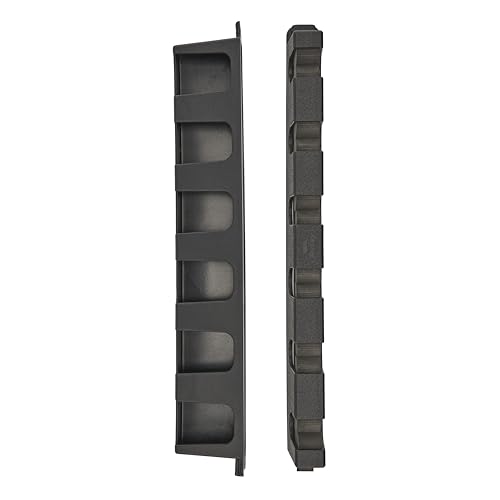 Berkley Vertical Fishing Rod Rack, Stores 6 Rods, Black, Soft Foam Grip Pads Protect Rod Finishes, Durable Construction, Easy to Mount with Common Tools - style: Vertical 6 Rod Rack (New Model)