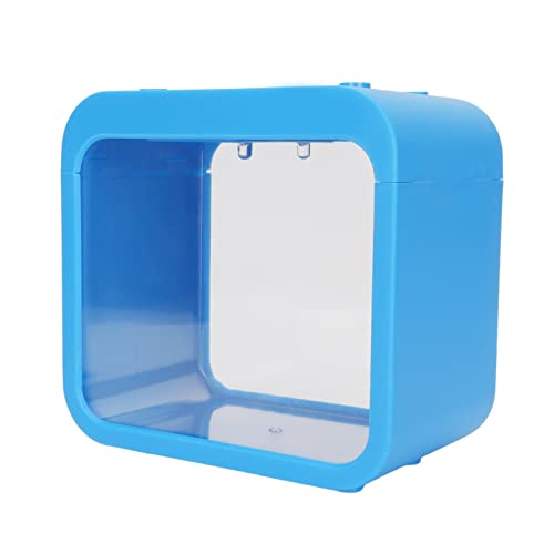 AYNEFY Aquarium Supplies Fish Accessories, Fish Transparent Aquarium Fish with Led Light Fish Bowl Aquarium Starter Kits Easy to Operate Fish for Aquarium