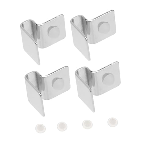 UKCOCO 4pcs Fish Tank Glass Cover Brackets Aquarium Support Clips for Secure Lid Holding Easy Installation for Fish Tanks