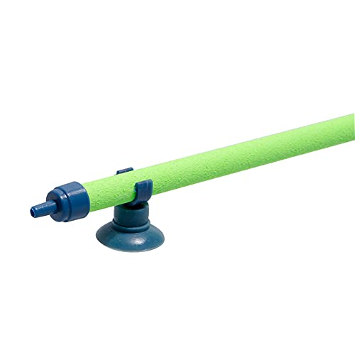 Quickun Aquarium Air Stone Bubble Wall Tube Oxygen Diffuser Bar Decor Accessory for Fish Tank 10 Inch Length,2PCS - color: Fluorescent Green, size: 10 inch