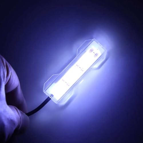 Generic LED USB Small Aquarium Light Aquatic Plant Light Underwater Light Fish Tank Desktop Mini Decoration Soft LED Lamp with USB Connector(Blue Light), AM17CD0AK8UUS - size: Blue Light