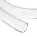 uxcell Clear PVC Tubing, 28mm ID x 34mm OD - 4ft PVC Tube Lightweight Vinyl Hose, Transparent Flexible Plastic Water Tubing for Air Oil Water Transfer Aquarium Irrigation - size: 28mm ID x 34mm OD