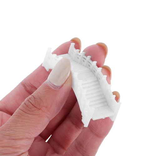SHINEOFI 100 Scale Mini Arch Bridge Figurine for Fairy Garden and Bonsai Decoration, Plastic Micro Landscape Model for Terrarium and Fish Tank Scenery