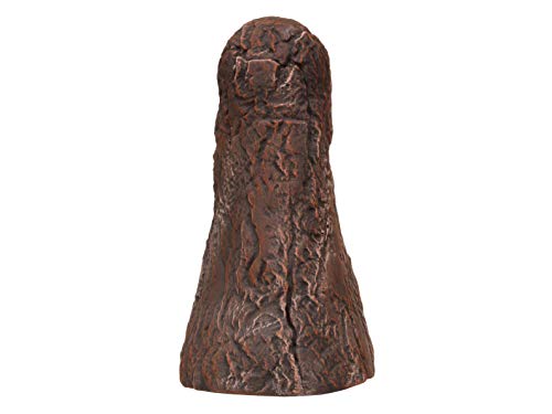 Pleco Cave Cone Breeding Ceramic Decorations Fish Tank Aquarium (Brown) - color: Brown