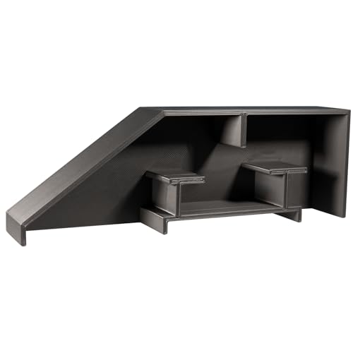 Aquarium Undergravel Fish Tunnel Cave Tunnel Fish Hide Fish Cave Corner Fish Tank Decorations Under Gravel Viewing Tunnel Fish Cave for Aquarium Hideout (Black,Style 6) - color: Black, style: Style 6