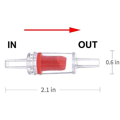 4pcs Small Aquarium Bio Sponge Filter with Suction Cups, Check Valves for 5 Gal, 10 Gal, 20 Gal Breeding Fry Betta Shrimp Fish Tank (Up to 5 Gallon 4 Pcs)