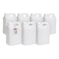 FastRack 2.5 Gallon Water Jug (Pack of 7) w/ 1 Black Rubber Cap Gripper | Reusable Plastic Jug with lid for Liquids | Heavy-Duty Water Container for Storage, Camping | BPA-Free Gallon Jugs with Lids - size: 7 Pack