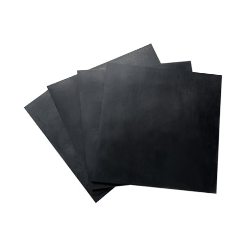 4 Pieces Anti Vibration Pads 1/8 in Thick X 4 in X 4 in, Neoprene Rubber Pads, Hard Rubber Block for Anti-Slip, Shock Absorption, Protection - size: 4in X 4in X 1/8in, style: No adhesive,Rubber