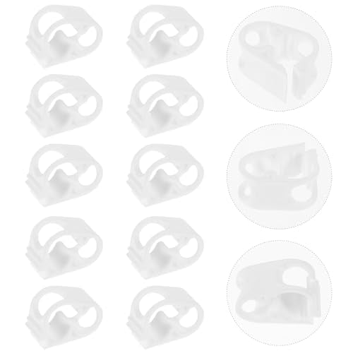 10 Pcs Adjustable Silicone Tube Clamps Flow Control Hose Clips for Wine Siphon Beer Infusion Bottles Corrosion Resistant Soft Tube Shut Off Regulators